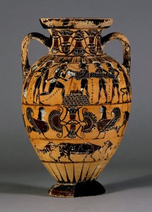 FIG. 1 Anfora tirrenica. Sacrificio di Polissena