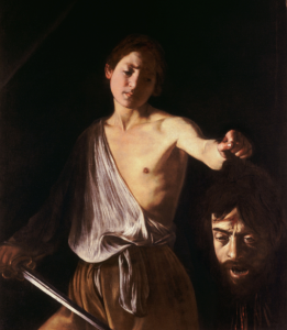 Fig. 5 Davide e Golia Caravaggio 1609 